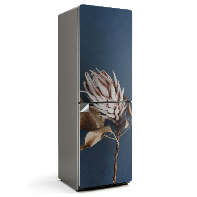 Nalepka na lodówkę Zbliżenie na suszoną roślinę