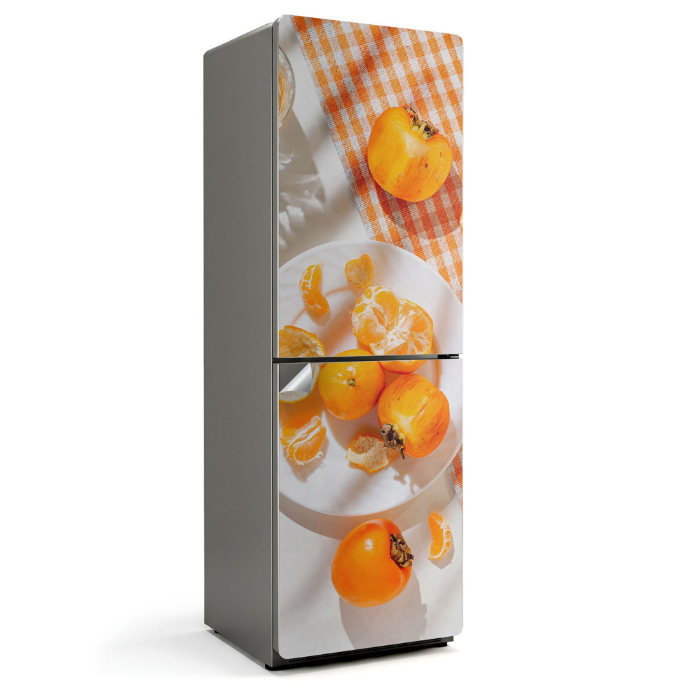 Nalepka na lodówkę Słodkie owoce na talerzu