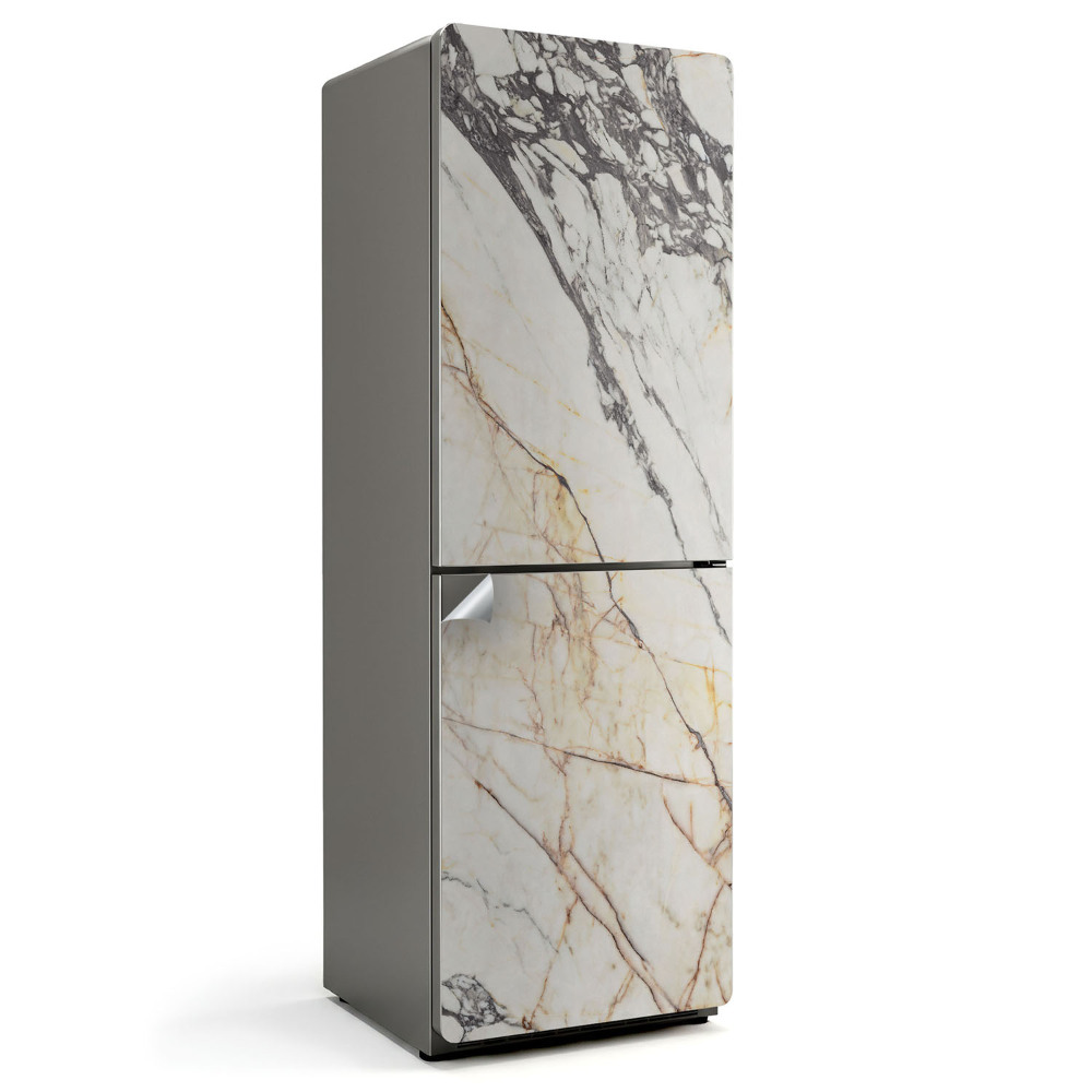 Nalepka na lodówkę Elegancki wzór marmuru