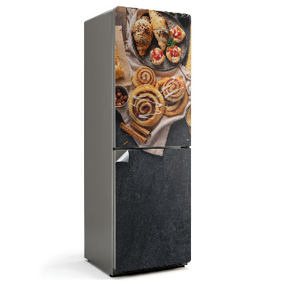 Nalepka na lodówkę Pyszne wypieki na stole