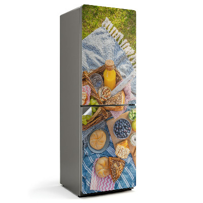 Nalepka na lodówkę Piknik z pysznymi smakołykami