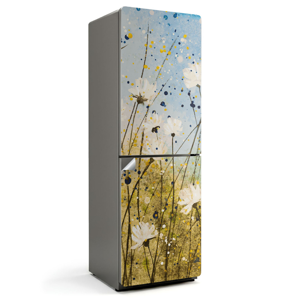 Naklejka na lodówkę Akwarelowa delikatna łąka