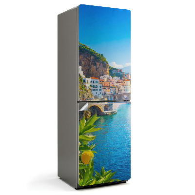 Nalepka na lodówkę Malowniczy nadmorski krajobraz