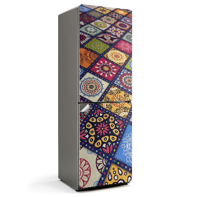 Nalepka na lodówkę Wzory w mozaice dekoracyjnej