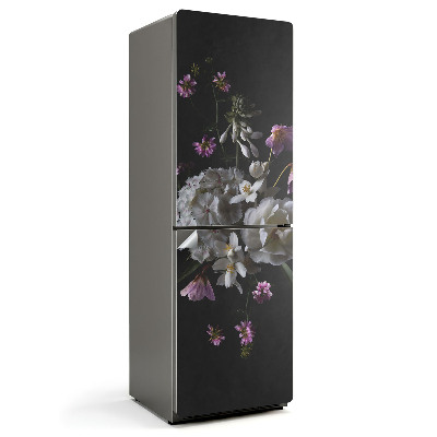 Okleina na lodówkę Kwiatowy bukiet w detalu