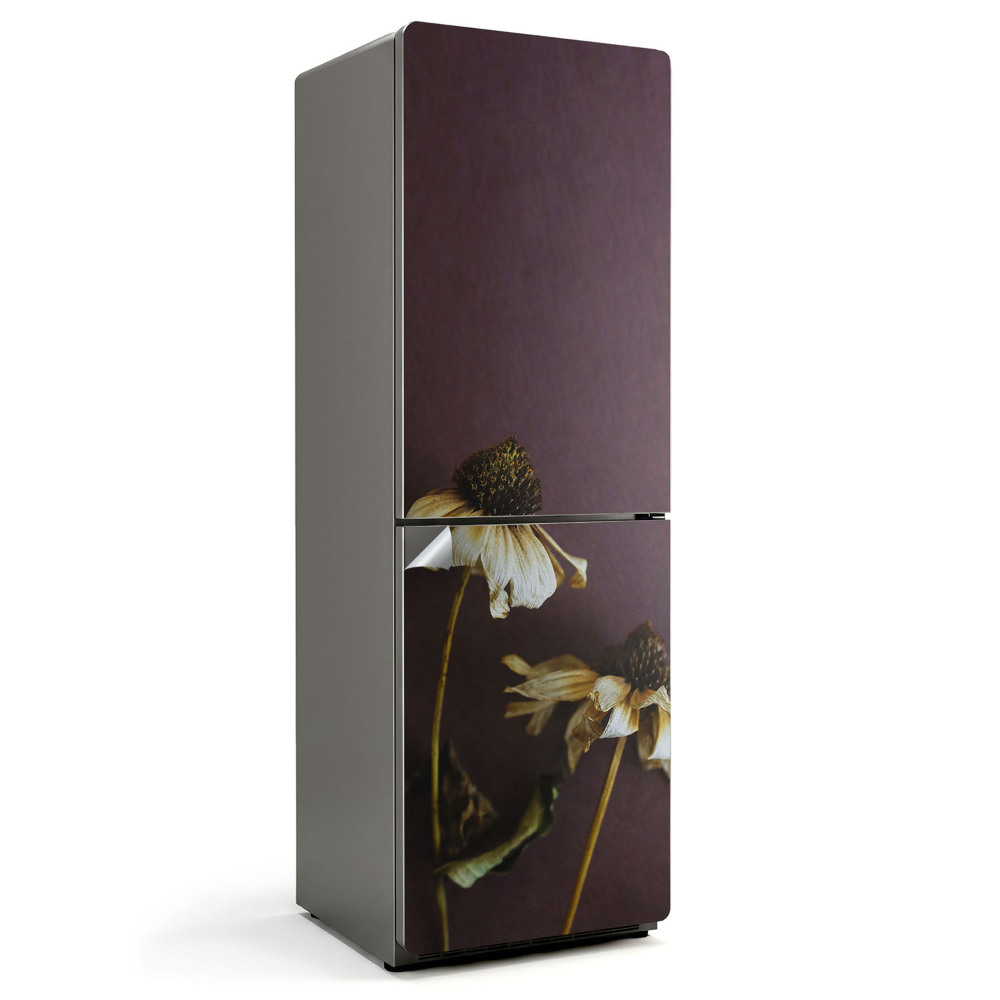 Okleina na lodówkę Uschnięte kwiaty w detalu