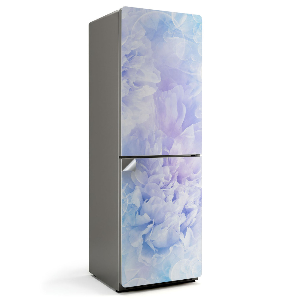 Naklejka na lodówkę Kwiatowy delikatny wzór