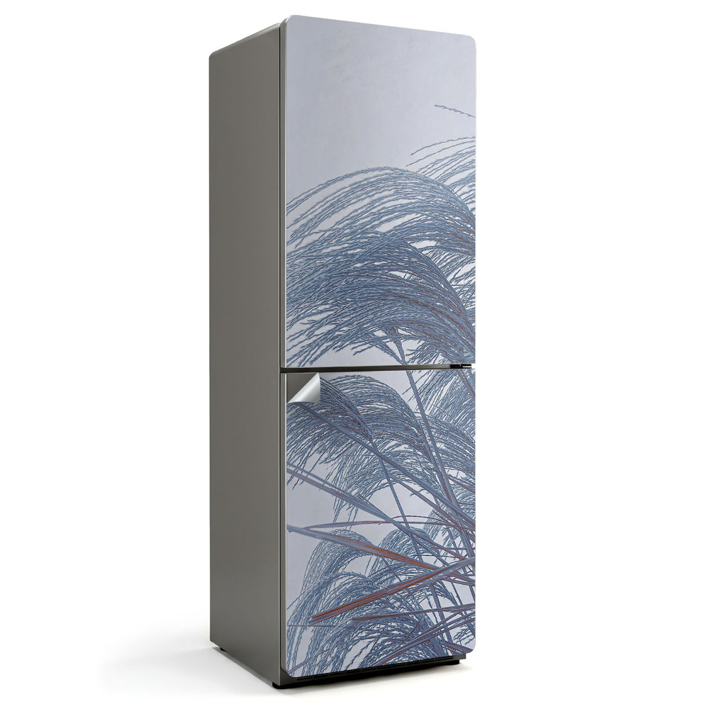 Nalepka na lodówkę Delikatne liście w ruchu