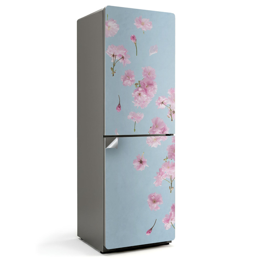 Nalepka na lodówkę Kwiatowy delikatny deszcz