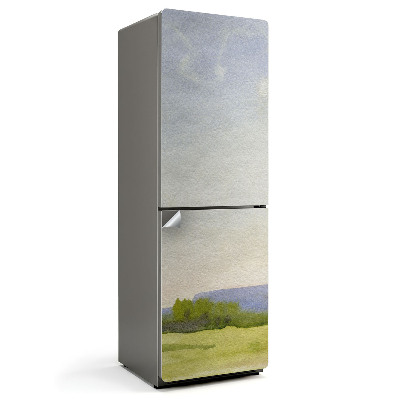 Nalepka na lodówkę Minimalistyczny pejzaż