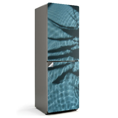 Nalepka na lodówkę Fale na wodzie z cieniami