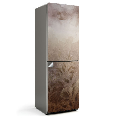 Nalepka na lodówkę Akwarelowy wzór roślinny