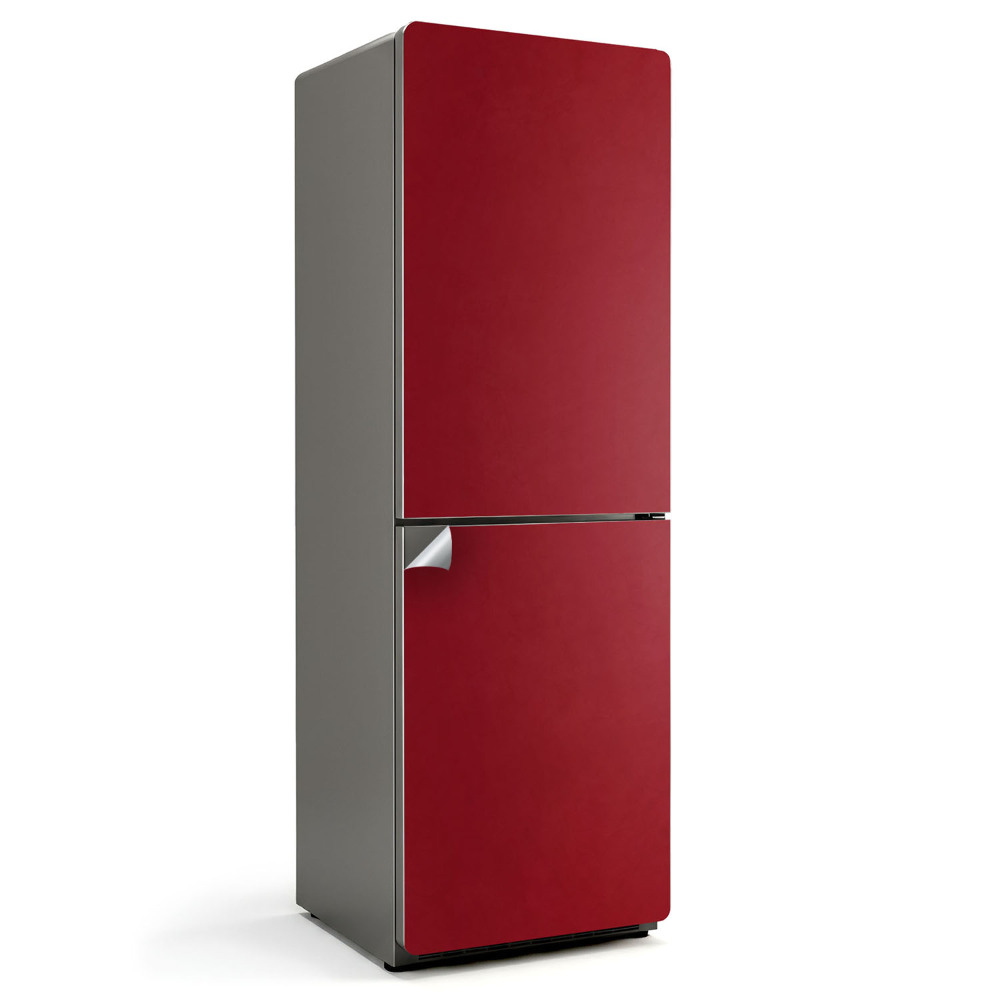 Naklejka na lodówkę Kolor Burgundowy