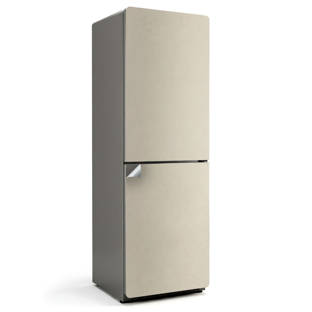 Naklejka na lodówkę Kolor Beżowy