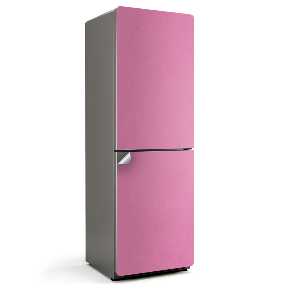 Naklejka na lodówkę Kolor pastelowy różowy