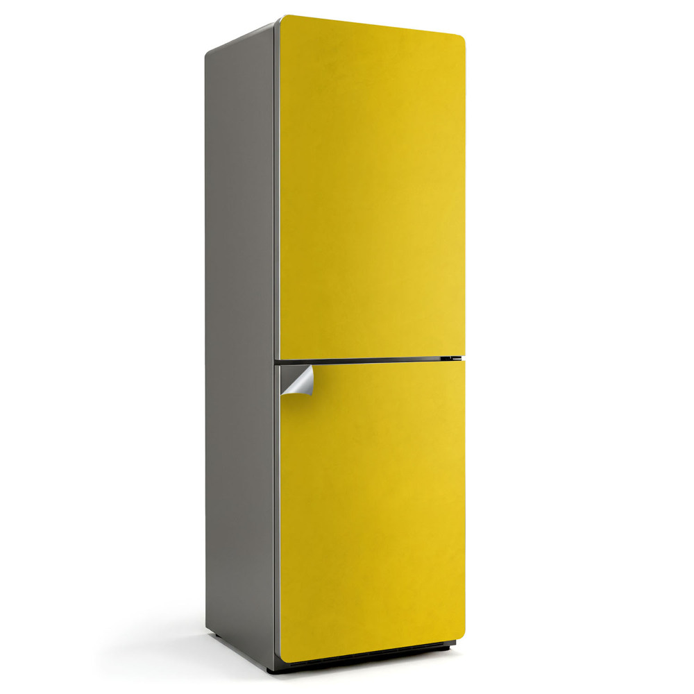 Okleina na lodówkę Kolor Żółty