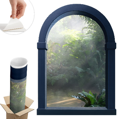 Naklejka na ścianę okno 72x100 Tajemnicza dżungla