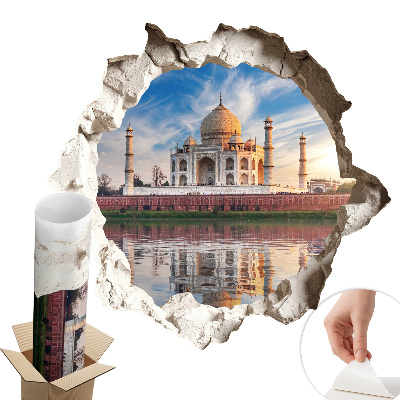 Dziura w ścianie 3D 100x95 Egzotyczny zabytek