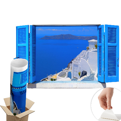 Naklejka na ścianę okno 60x36 Śródziemnomorski krajobraz