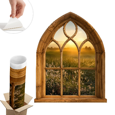 Naklejka na ścianę okno 48x60 Krajobraz okna