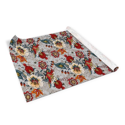 Okleina meblowa samoprzylepna Ludowy wzór kwiaty