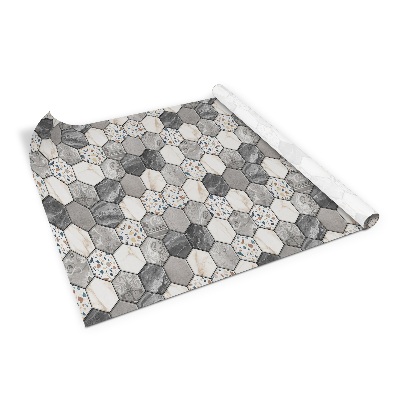 Okleina meblowa samoprzylepna Ozdobne heksagony