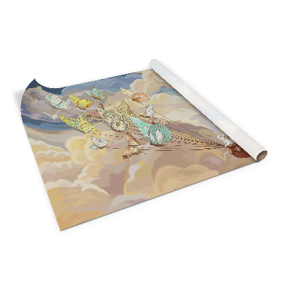 Okleina na meble Motyle królik miś niebo