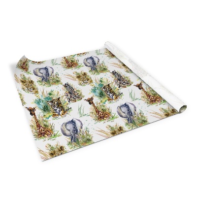 Okleina na meble Lew żyrafa zebra słoń