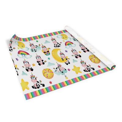 Okleina meblowa samoprzylepna Jednorożce chmurki gwiazdki