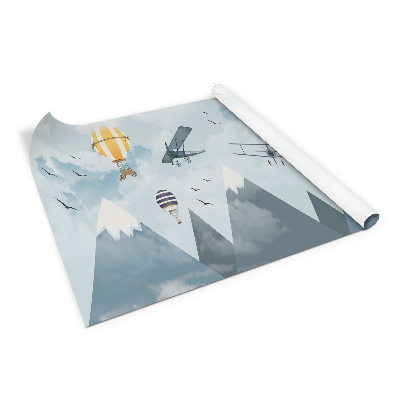 Okleina na meble Samolot i balony