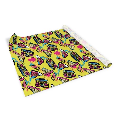 Okleina meblowa Retro boombox trampki