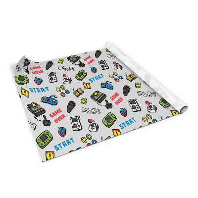 Okleina meblowa samoprzylepna Retro konsole