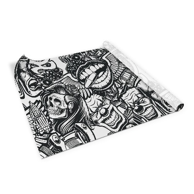 Okleina meblowa samoprzylepna Czaszki tatuaż