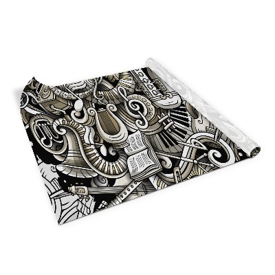 Okleina na meble Instrumenty doodle