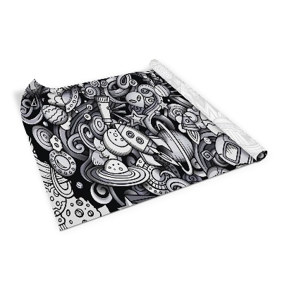 Okleina meblowa samoprzylepna Kosmos styl kreskówki