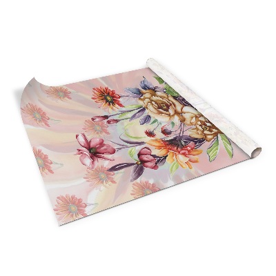 Okleina meblowa samoprzylepna Kwiaty vintage