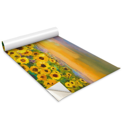 Folia do oklejania mebli Malowane pole słoneczników