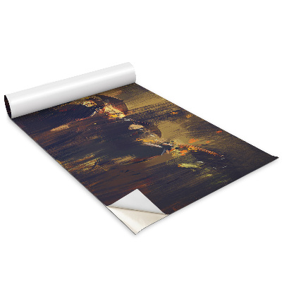 Nalepka na meble Ludzie w deszczu