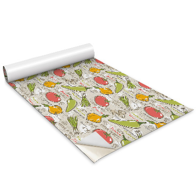 Folia do oklejania mebli Kolorowe warzywa