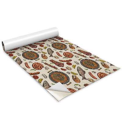 Nalepka na meble Potrawy na grilla