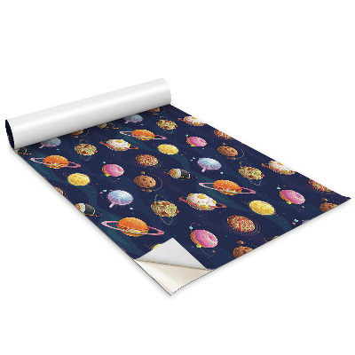 Nalepka na meble Rysunkowe planety