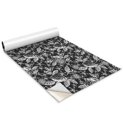 Nalepka na meble Czarno białe cytryny