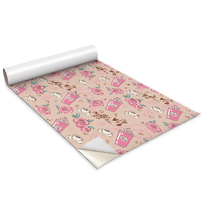 Naklejka na meble Rysunkowa kawa