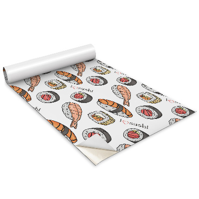 Nalepka na meble Rysunkowe sushi
