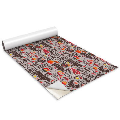 Naklejka na meble Rysunkowy grill