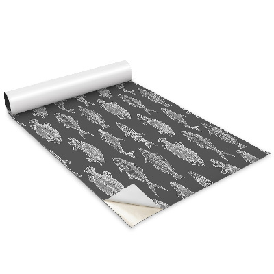 Nalepka na meble Rysunkowe ryby i żółwie