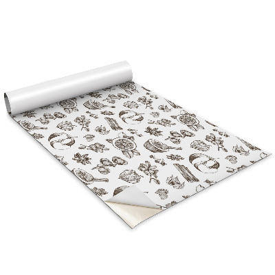 Folia do oklejania mebli Jabłko i cynamon