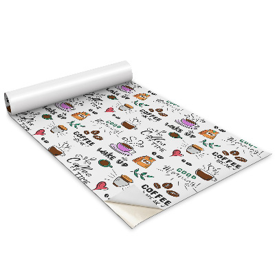 Folia do oklejania mebli Czas na kawę Pobudka