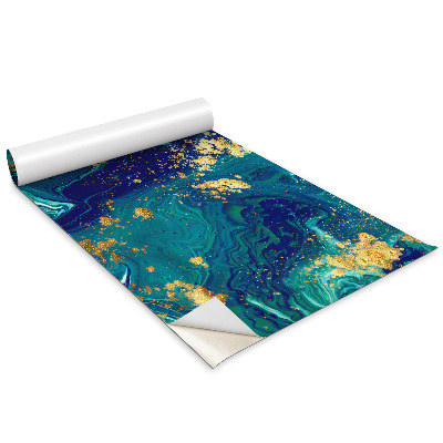 Nalepka na meble Niebieski marmur