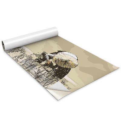 Folia do oklejania mebli Zbieranie ryżu